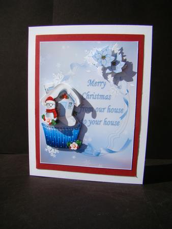 Snowman Cupcake from Our House to Your House by Beverly Carmichael