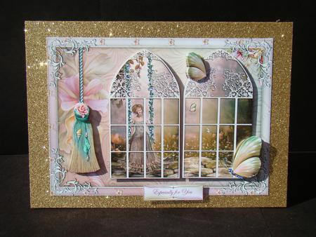 The Forest Swing Double Window by Beverly Carmichael