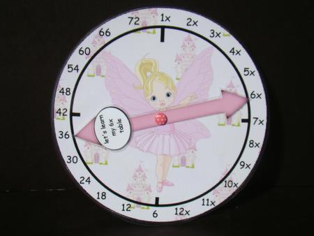 6x Table Fairy Clock by Beverly Carmichael