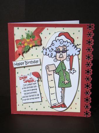 Stella Writes to Santa Quick Card by Beverly Carmichael