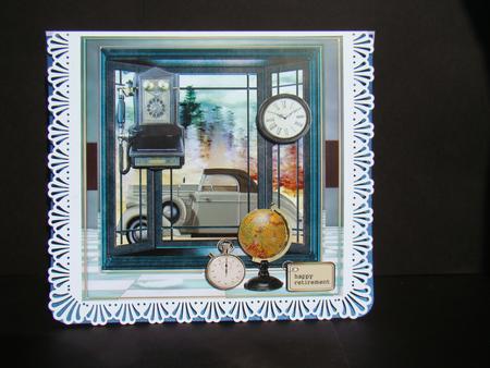 Bay Window Male Card by Beverly Carmichael