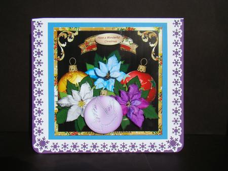 8 x 8" Card Front Mini Kit - May All Your Christmas's by Beverly Carmichael
