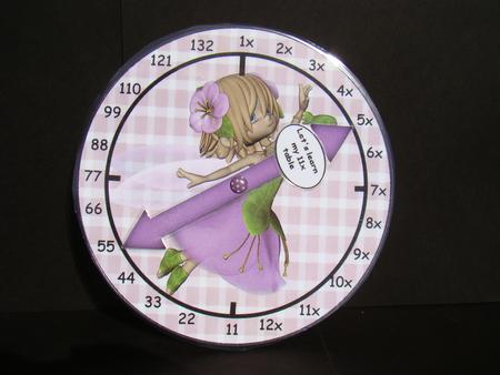11x Table Fairy Clock by Beverly Carmichael