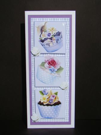 Tall Dl Cupcakes Panels by Beverly Carmichael