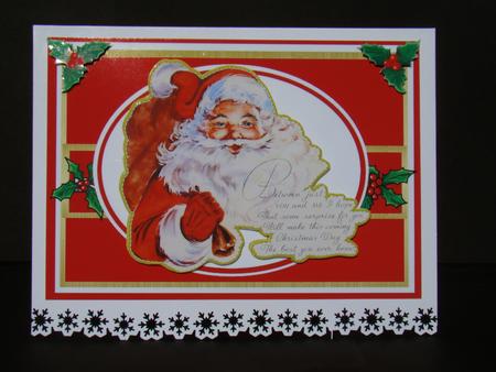 Lovely Santa and Verse by Beverly Carmichael