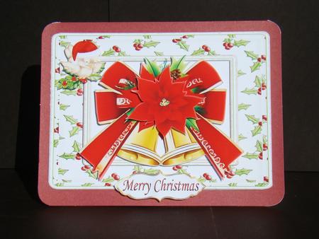Little Robin with Bells and Holly by Beverly Carmichael