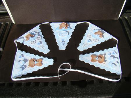 Banner Greetings Card Kit - New Baby Boy by Beverly Carmichael
