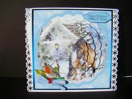 The Winter Foal Christmas Mini Kit by Beverly Carmichael