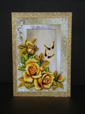 Yellow Roses & Lillies by Beverly Carmichael