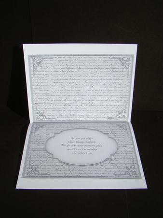 Classic Black Car Insert with Verse for Cup491857_68 by Beverly Carmichael