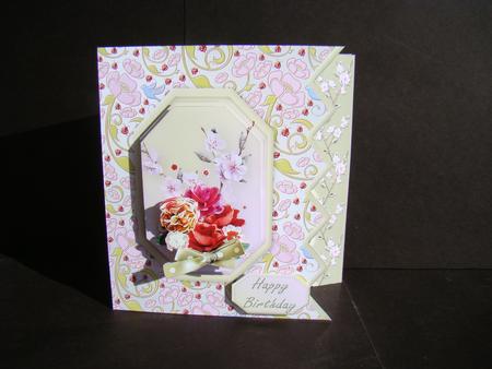 Silk and Paper Flowers Zig Zag Border Mini Kit by Beverly Carmichael