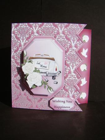 White Wedding Zig Zag Border Mini Kit by Beverly Carmichael