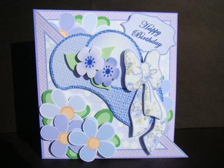 Diagonal Fold - Blue Hat by Beverly Carmichael