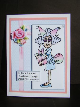Stella Says Smile Quick Card by Beverly Carmichael
