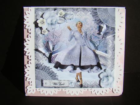 A Winters Walk Topper by Beverly Carmichael