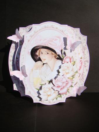 Summer Rose Double Pop Out Card Kit by Beverly Carmichael