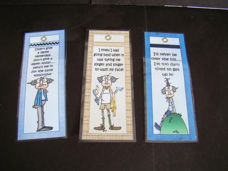 Selection of Four Gus Themed Bookmarks by Beverly Carmichael