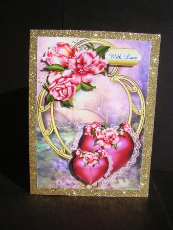 Hearts and Flowers - Glory Rose by Beverly Carmichael