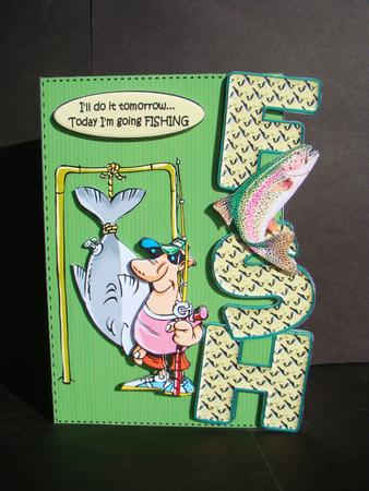 Fishing Over the Edge by Beverly Carmichael