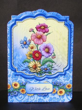 Embroidered Bouquet Fancy Frame Mini Kit by Beverly Carmichael