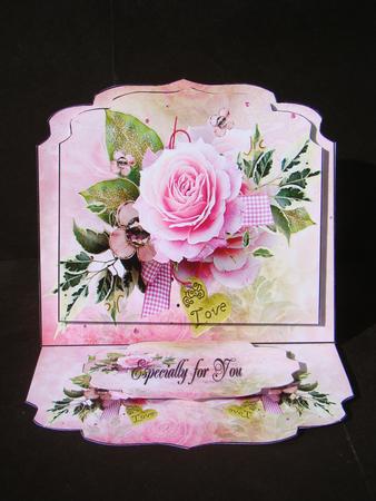 Bracket Easel Roses by Beverly Carmichael