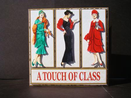 A Touch of Class 8 Square Mini Kit by Beverly Carmichael