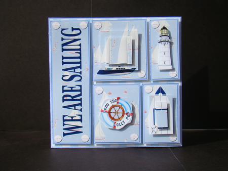 We Are Sailing 8'' Square Mini Kit by Beverly Carmichael