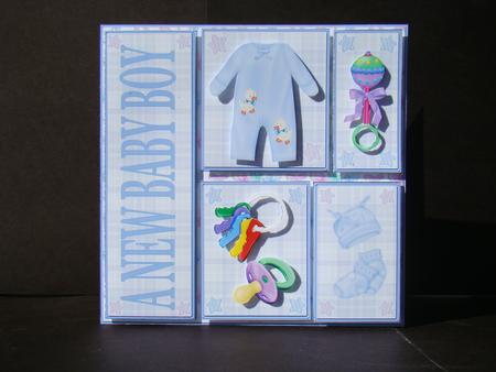 A New Baby Boy 8 Square Mini Kit by Beverly Carmichael