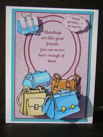 Handbags and Friends by Beverly Carmichael