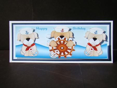 Ahoy There Birthday Dl by Beverly Carmichael