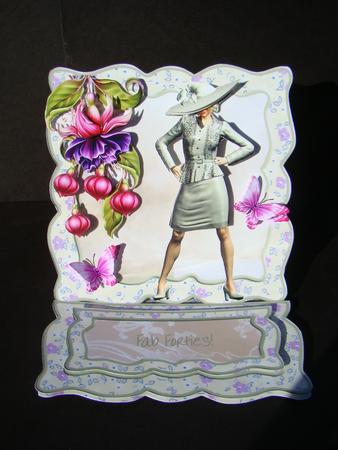Fab Forties Easel Card Kit by Beverly Carmichael