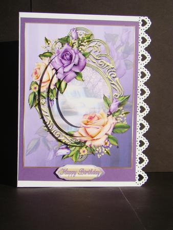Vintage Roses Pyramid by Beverly Carmichael