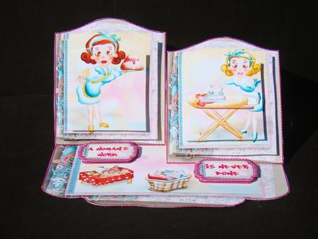 A Woman's Work Pyramid Panel Staggered Easel Mini Kit by Beverly Carmichael
