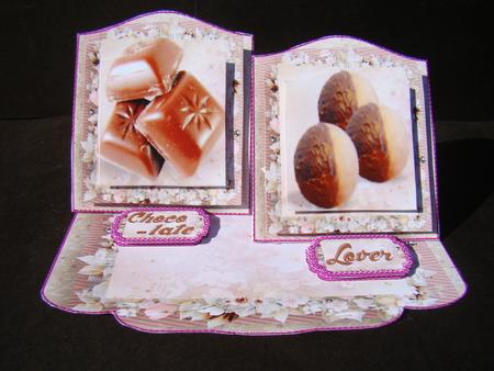 Chocolate Lover Pyramid Panel Staggered Easel Mini Kit by Beverly Carmichael