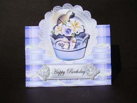 Lavender Cupcake Overlapper Mini Kit by Beverly Carmichael