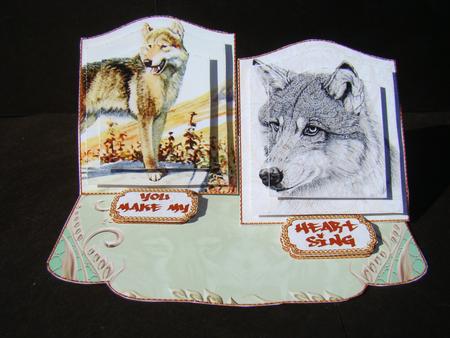 Wild Thing Pyramid Panel Staggered Easel Mini Kit by Beverly Carmichael