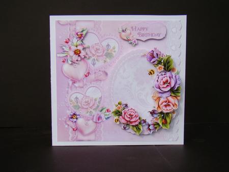 Hearts and Flowers Vintage Lady Mini Kit by Beverly Carmichael