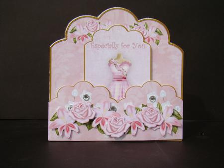 Pink Check Especially for You Scallop Tag Cf Mini Kit by Beverly Carmichael