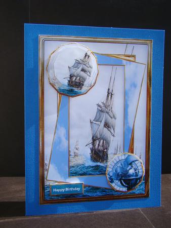 Sailing the Seas, Card with Stackers by Beverly Carmichael