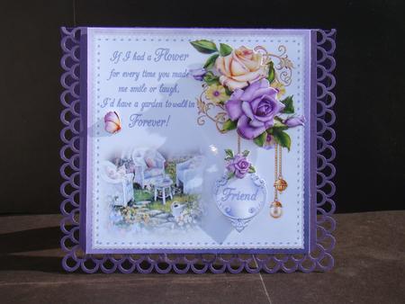 8x8 Flowers for My Friend Mini Kit by Beverly Carmichael