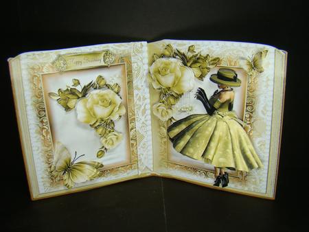 Golden Girl Book Style Topper Kit by Beverly Carmichael