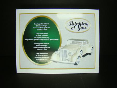 Car Verse Card by Beverly Carmichael
