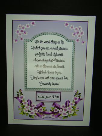 Just for You Verse by Beverly Carmichael