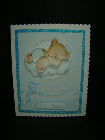 Beary Sweet New Baby Boy by Beverly Carmichael