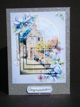 Dovecote Cottage Through the Window Pyramid by Beverly Carmichael