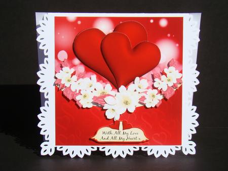 Sweet Valentine Hearts and Flowers Mini Kit by Beverly Carmichael
