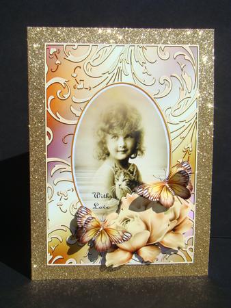 Sweet Vintage Girl by Beverly Carmichael