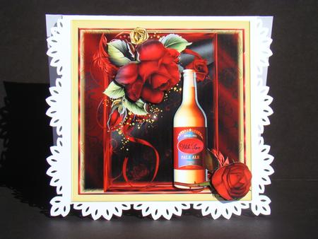 Wonderful Beer and Red Roses by Beverly Carmichael