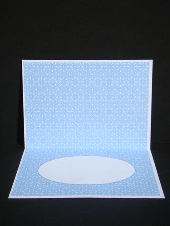 Lace Blue Insert 2 by Beverly Carmichael