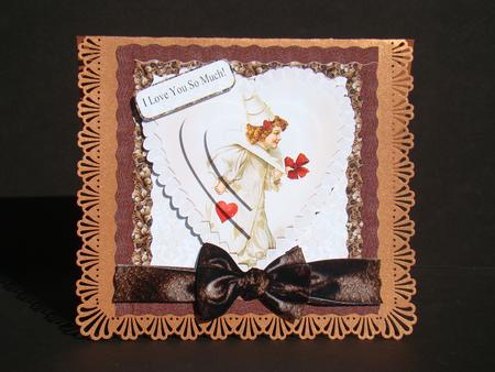 Vintage Pierrot Valentine's Day Mini Card Kit by Beverly Carmichael